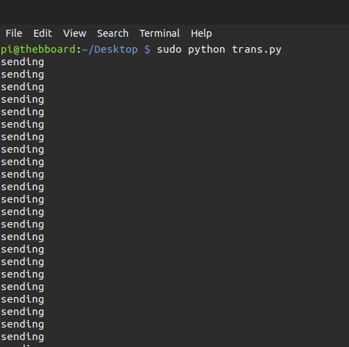 terminal output for raspberry pi